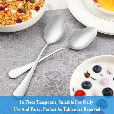 Teaspoon Set Silverware Tea Spoons Small Spoon Dessert Spoon