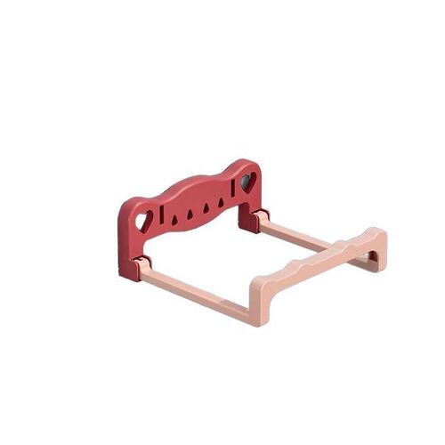 No-drill, traceless home storage rack, water-draining, folda