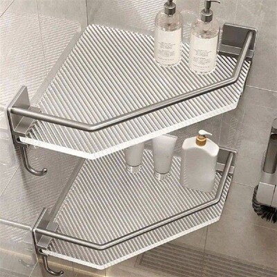 NEW Bathroom Shelf Wall Mounted Corner Storage Shelves