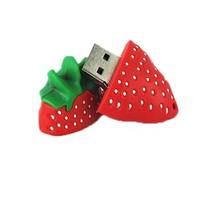 Strawberry Fruit Pen Drive USB Flash Drive real capacity 4G