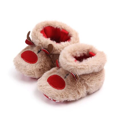 Infant Newborn Baby Slippers Toddler Girls Boys Prewalker Tr