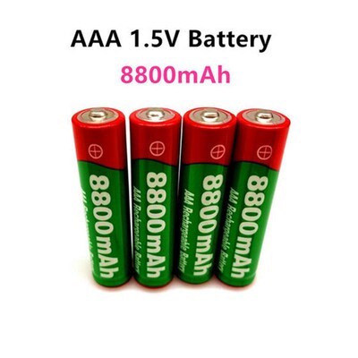 2023 New 1.5V AAA rechargeable battery 8800mah AAA 1.5V New