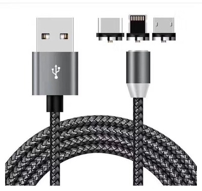 Magnetic Micro USB Charger Cable Type C Fast Magnet Phone 2m
