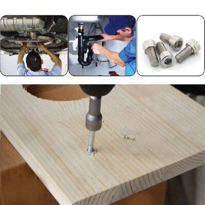 110mm Long Nut Driver Socket Set Metric Impact Drill Bits
