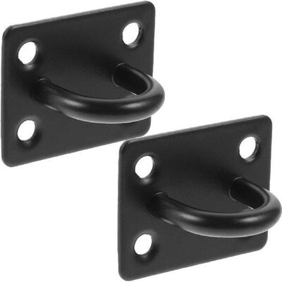 2 Pcs Fixed Hammock Hooks Ceiling Mount Heavy Duty Solid