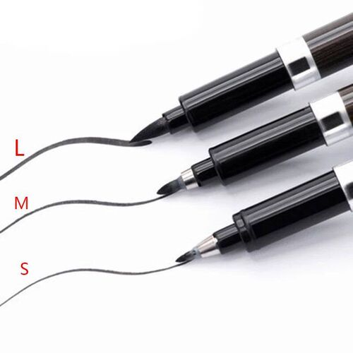 3PCS/Set Brush Pen Calligraphy Pen  Chinese Words Learning S