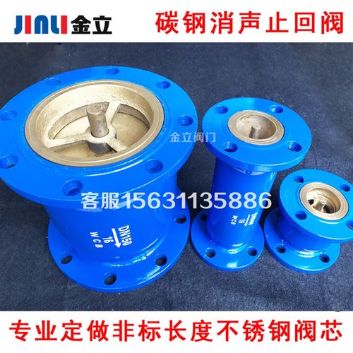 HC1X-1消声止回碳钢法兰单向逆止DN  5  100 1