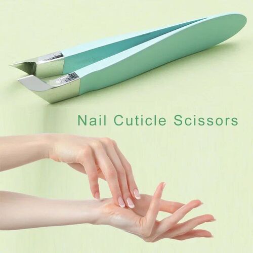 Small Nail Cuticle Scissors Tweezers Mini Clipper Cutter Tri