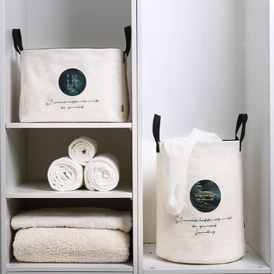 Household  Foldable Dirty Clothes Basket Large Capacity Port