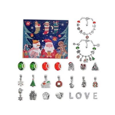 Christmas Advent Calendar Bracelets 2023 For Girls DIY Jewel