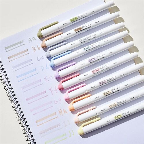 5PCS Candy color Highlighters Fluorescent Pen Markers Statio