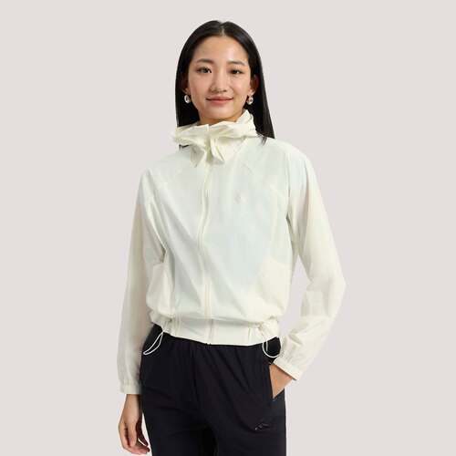 阿迪达斯劲浪女子JAUPF50+凉感梭织宽松连帽夹克早春薄外套KH2713