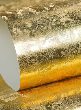 金色银色小云朵纯27209色金箔墙纸T酒V吧迪吧酒店K花板反天光银箔