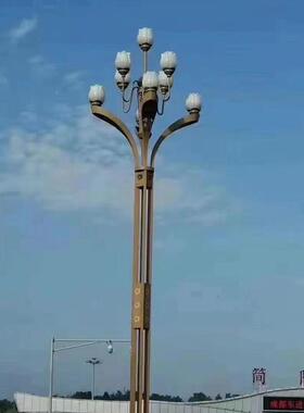 厂家直供中XVZ华灯兰玉灯多格组合灯公园规小区照明灯来图定制