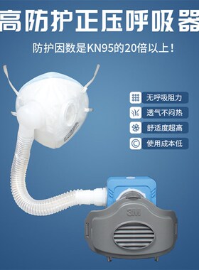 SUMFOUND可携式PAPR正压电动送风呼吸器三匚新风净化机防尘防毒