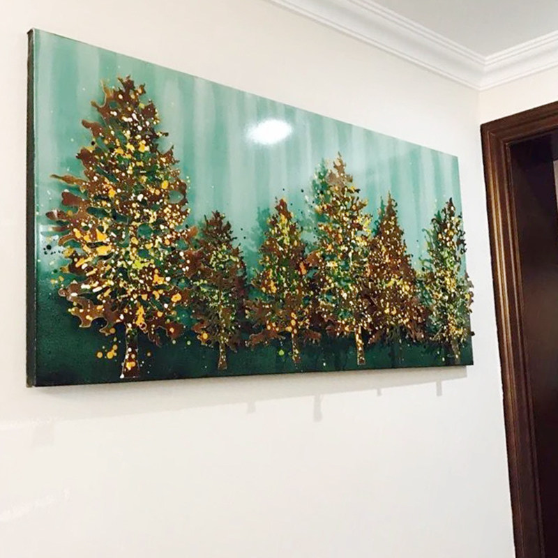 客厅立体壁饰玄关墙面挂件书房装饰画创意铁艺门厅餐厅过道壁挂
