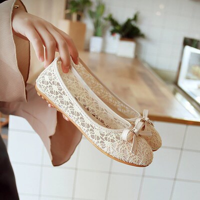 Women Flats Bow Ballet Flats Shoes Women Fashion Slip On Cut