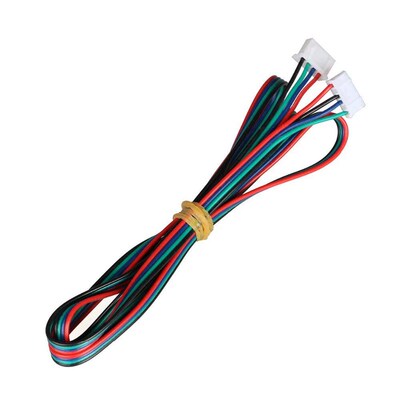 3DSWAY 3D Printer Parts 4pcs/lot 1M/2M two-phase XH2.54 4pin