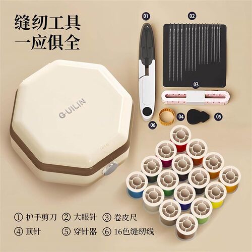 Highly Attractive Magnetic Sewing Kit for Home Use, Practica