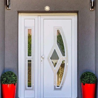 Hexagon Convex Mirror Ornament Feng Shui for Protection