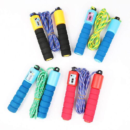 Handle Counting Jump Rope, Cotton Rubber Sponge Fitness Weig