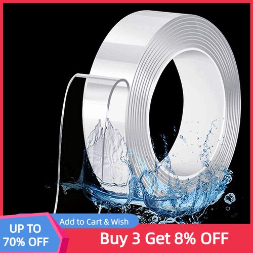 1-10M Nano Double Sided Tape Heavy Duty Transparent Adhesive