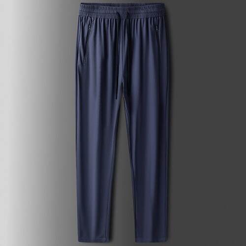 Summer Thin Ice Silk Spor Casual Pan Mens Plus Size Large S