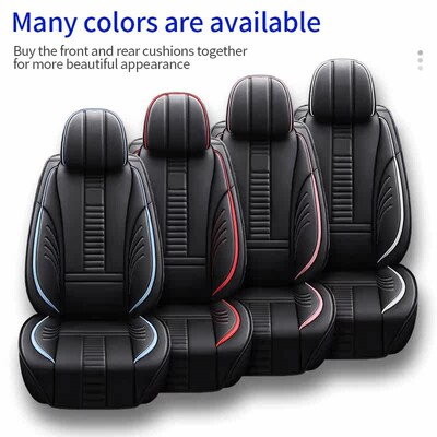 High Quality Car Seat Covers PU Leather Seat Cushion Front a