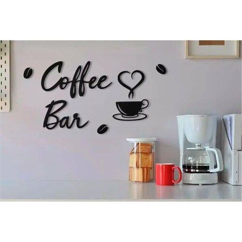 Coffee Bar Decor Sign for Kitchen Cafe and Farmhouse, Metal