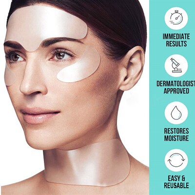 Silicone Anti Wrinkle Eye Face Pad Skin Care Tools Reusable