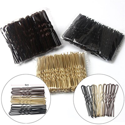 50 Pcs/Bag 6cm Hair Pins And Clips U Shaped Hairclip Bobby P
