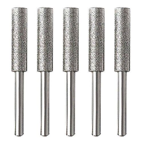 5 PCS Rotary Burr Set 4/4.8/5.5mm Chainsaw Sharpener Stone