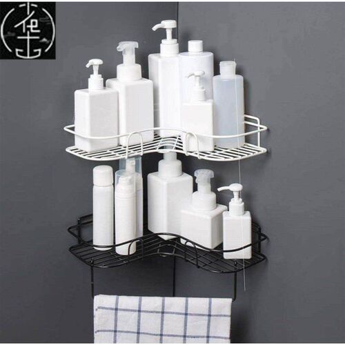 bathroom tripod toilet toilet corner rack suction Wei shelf