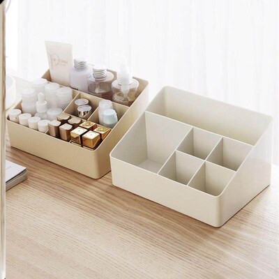 Drawer Organizer Storage Box Plastic Sundries Container 收纳