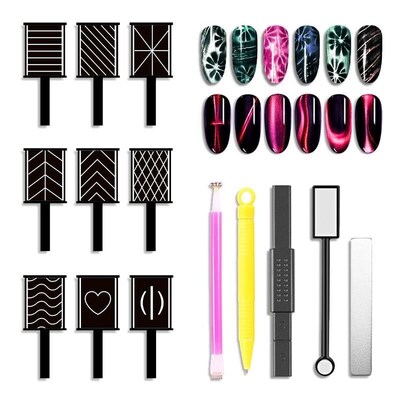 Nail Art Cgats Eye Magnetic Stick Strong Magnet Design For