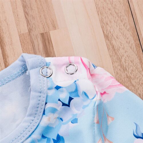 Infant Newborn Girl Floral Romper Jumpsuit Playsuit Cotton O