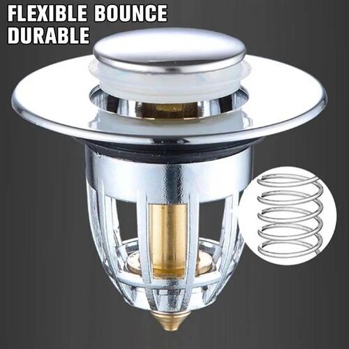 Bathroom Sinkj Plug Stopper Wash Basin Core Bounce Up Drain