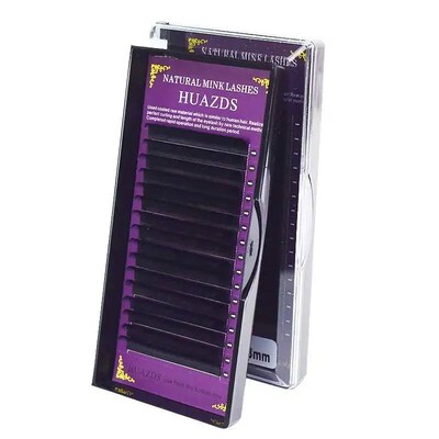 16 - Rows Black Matte Faux Individual Eyelash Extensions - I