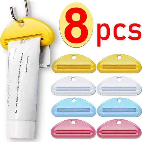 Wall Hanging Squeezed Clips for Toothpaste Tube Facial Clean