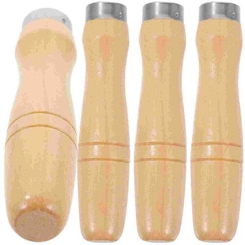 4Pcs File Grip Replacement Handle Wooden File Handle Rasp