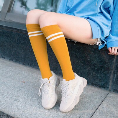 Sexy Socks Striped Long Socks Women Stockings Warm Thigh Hig