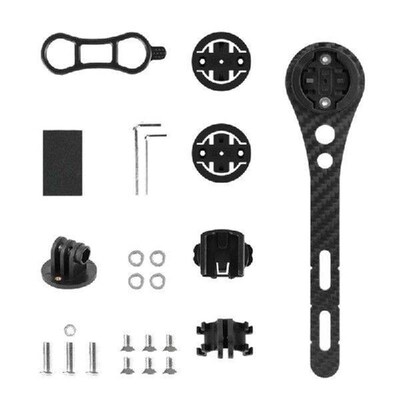 Road Bike Computer Mount Carbon Fiber Odometers Handlebar