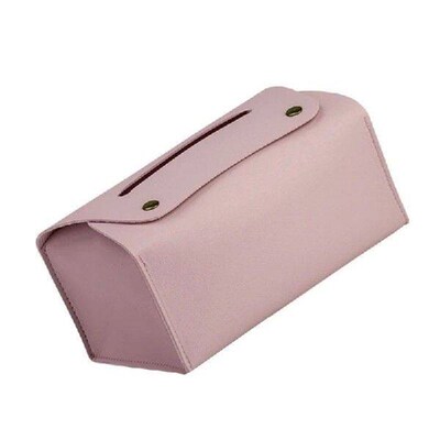 PU Leather Tissue Box Rectangular Paper Towel Container