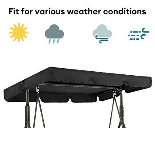 1PCS Swing Top Cover Garden Courtyard Waterproof Outdoor