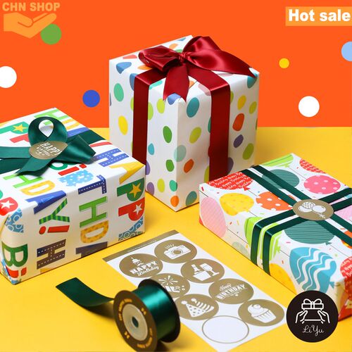 Happy Birthday Gift wrapper paper 19.6*27inch wrapping paper