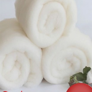 新疆长绒棉厂家棉絮棉胎家纺填充柔软千层精梳兵团真棉花