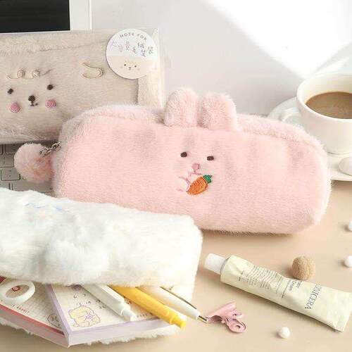 newDouble Face Pencil Bag Pen Case Special acaron Color Du