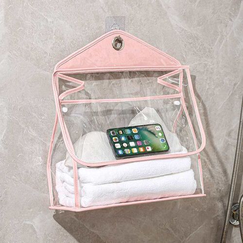 Bathroom Waterproof Hanging Bag Bathroom Bathing Clothes Sto