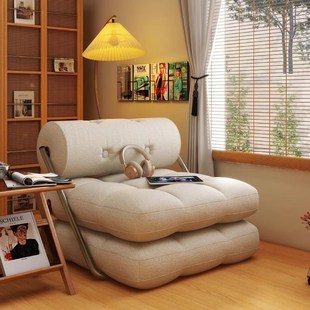 小户型单人沙发折叠两用塔吉沙发床卧室可躺可睡出租房懒人豆腐块