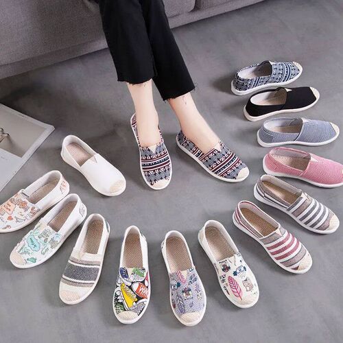 Loafer Cloth Shoes Womens Flat Loafers Women 2024 New Style
